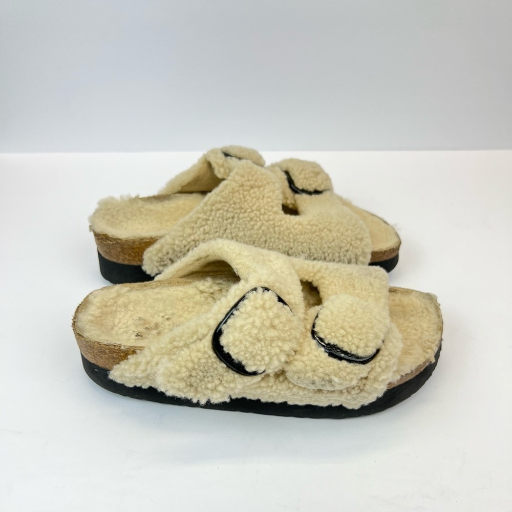 Birkenstock Papillio Shearling Platform Arizona, Pink